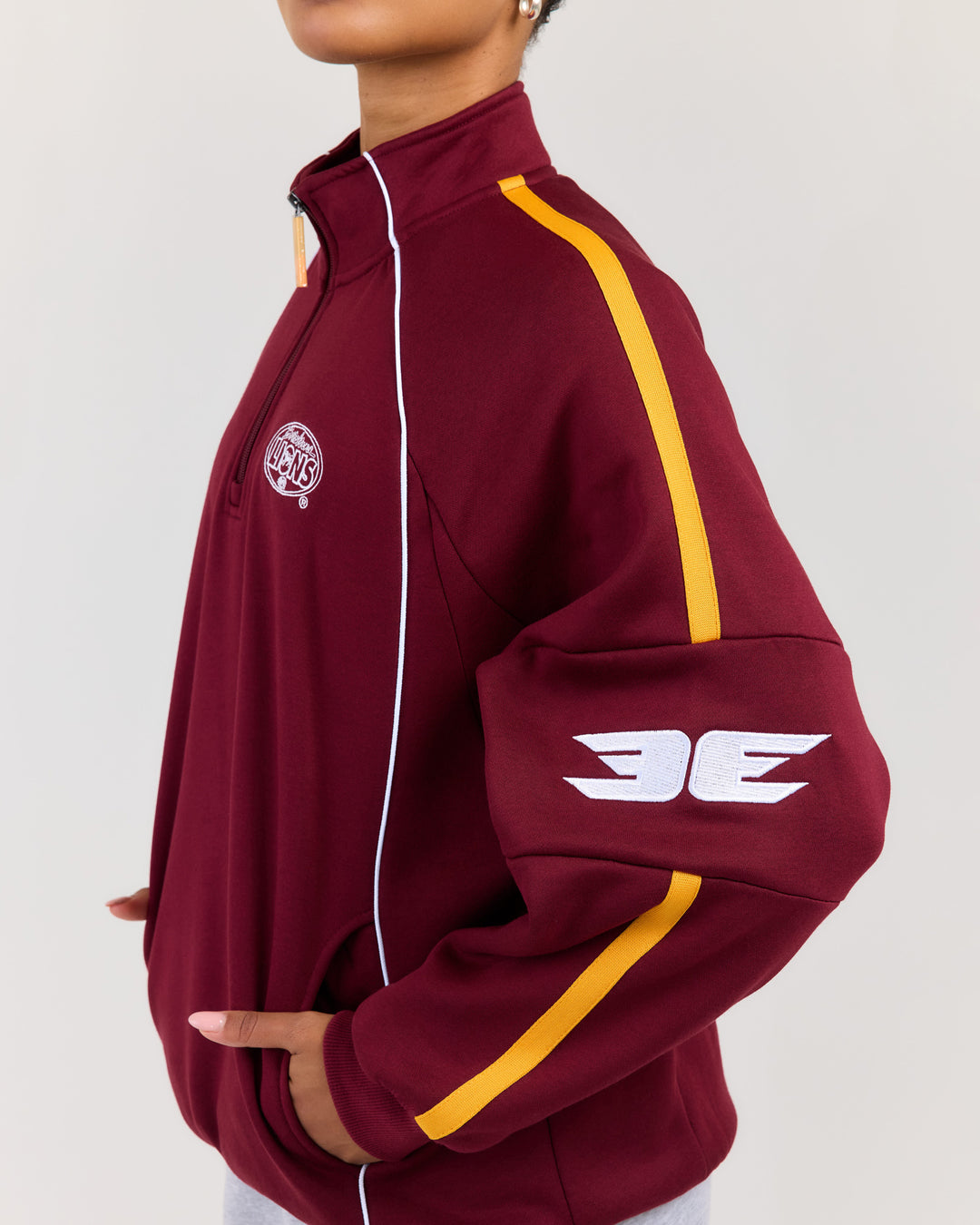 AFL x EE Retro 1/4 Zip - Brisbane