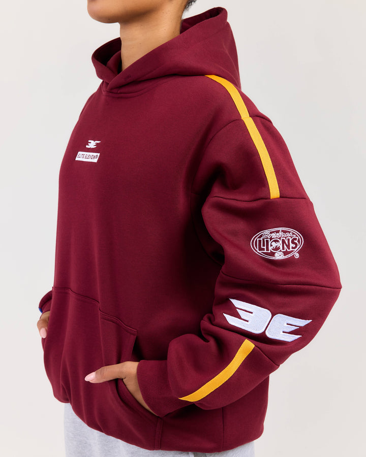 AFL x EE Retro Hoodie - Brisbane