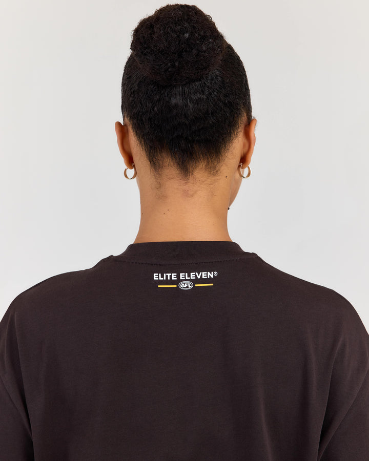 AFL x EE Oversized Tee - Hawthorn