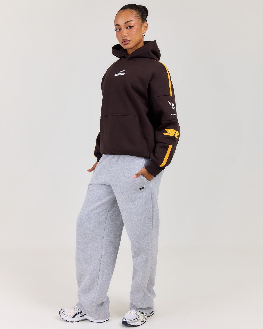 AFL x EE Retro Hoodie - Hawthorn