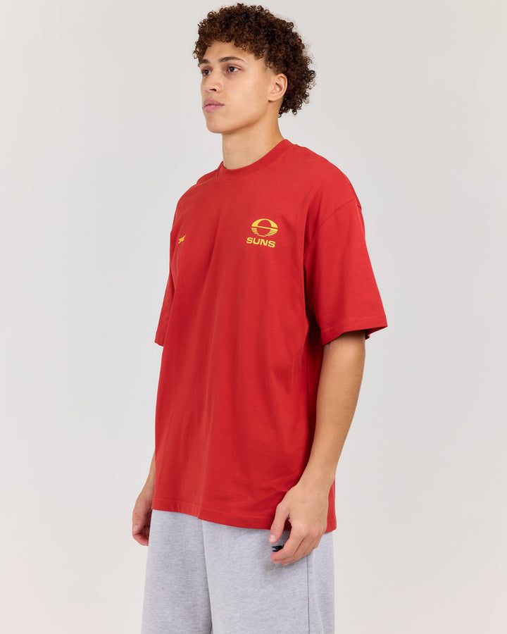 AFL x EE Oversized Tee - Gold Coast SUNS
