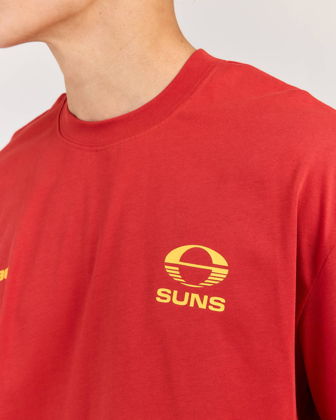 AFL x EE Oversized Tee - Gold Coast SUNS