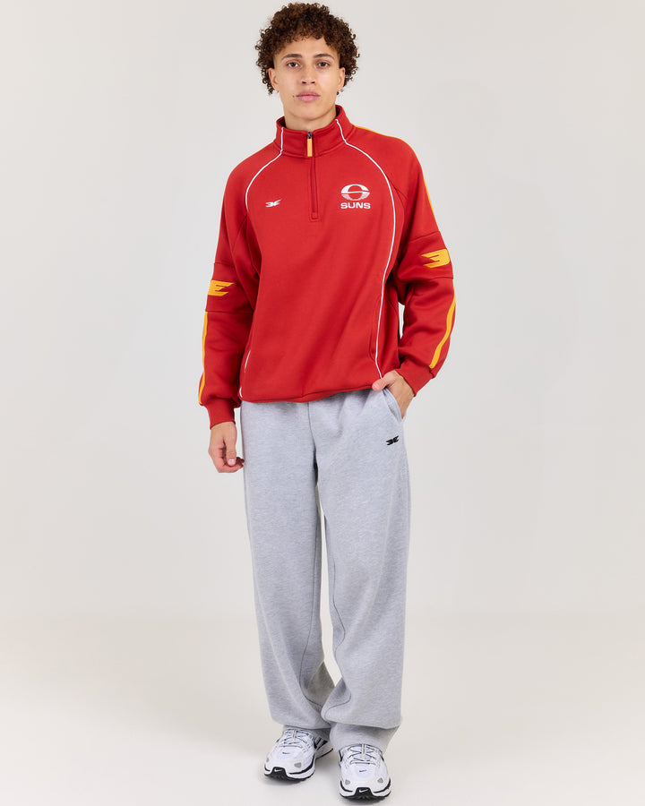 AFL x EE Retro 1/4 Zip - Gold Coast SUNS