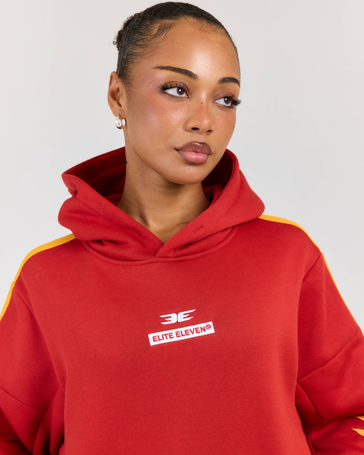 AFL x EE Retro Hoodie - Gold Coast SUNS