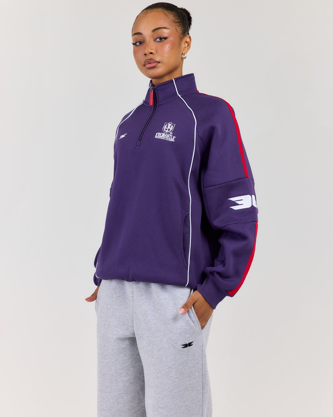 AFL x EE Retro 1/4 Zip - Fremantle