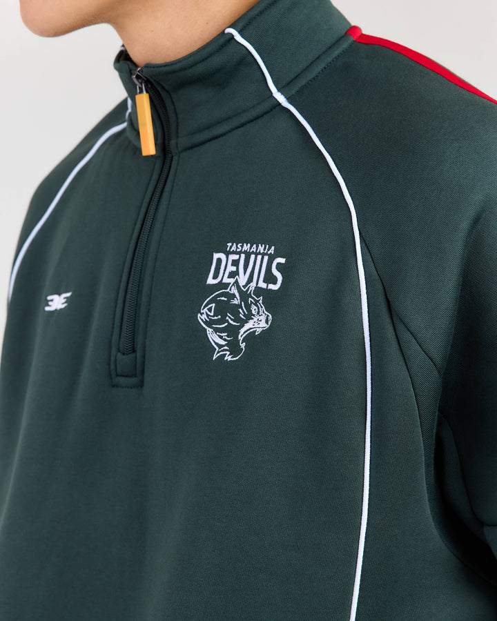 AFL x EE Retro 1/4 Zip - Tasmania Devils