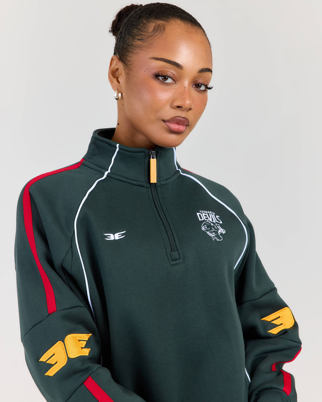 AFL x EE Retro 1/4 Zip - Tasmania Devils