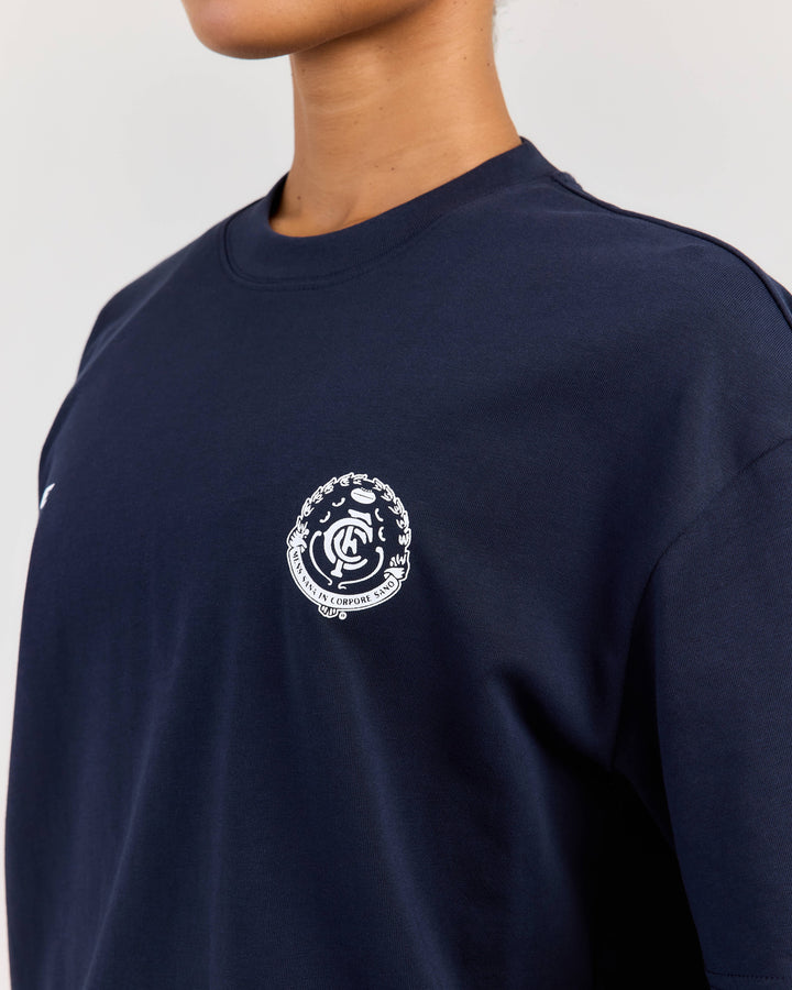 AFL x EE Oversized Tee - Carlton
