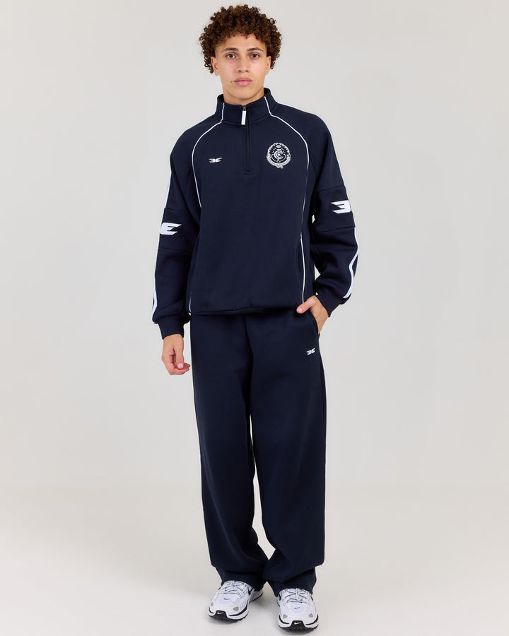 AFL x EE Retro 1/4 Zip - Carlton