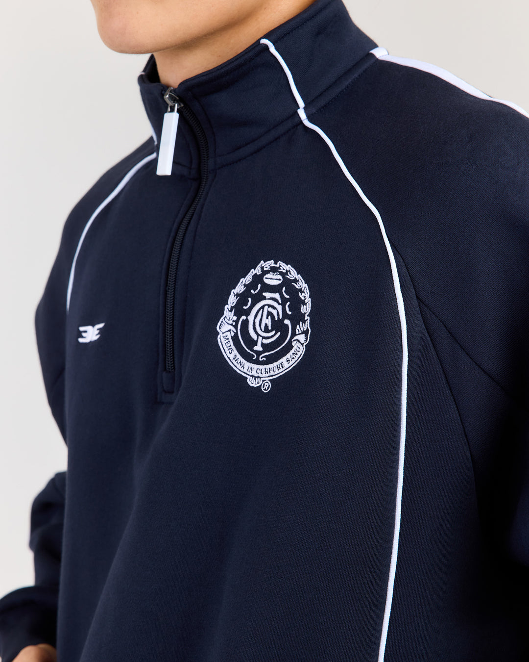 AFL x EE Retro 1/4 Zip - Carlton