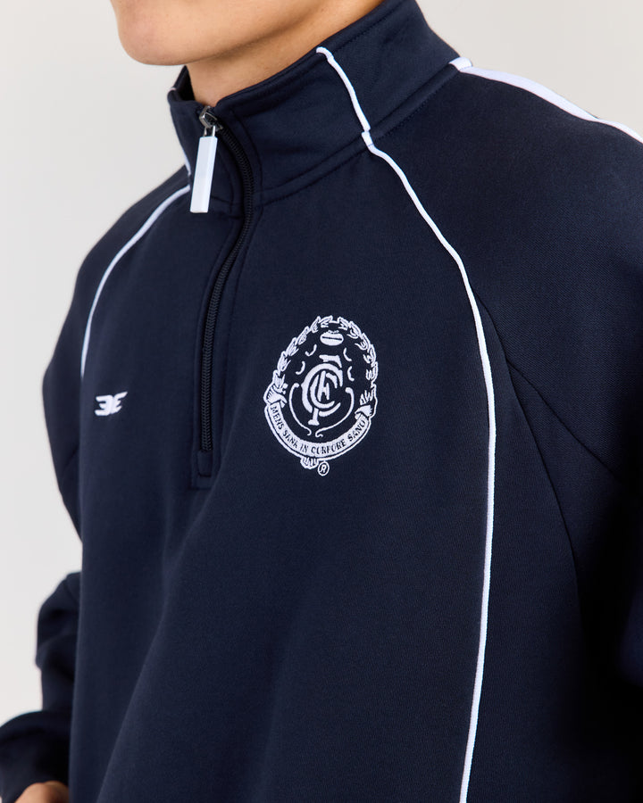 AFL x EE Retro 1/4 Zip - Carlton