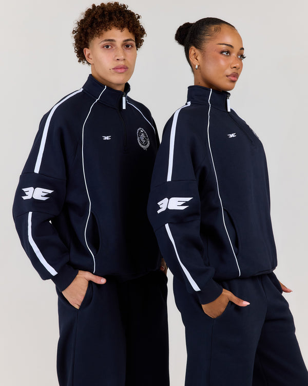 AFL x EE Retro 1/4 Zip - Carlton