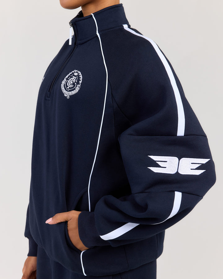 AFL x EE Retro 1/4 Zip - Carlton