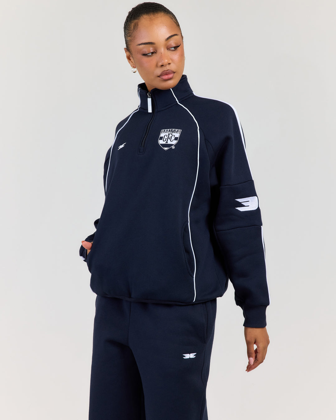 AFL x EE Retro 1/4 Zip - Geelong