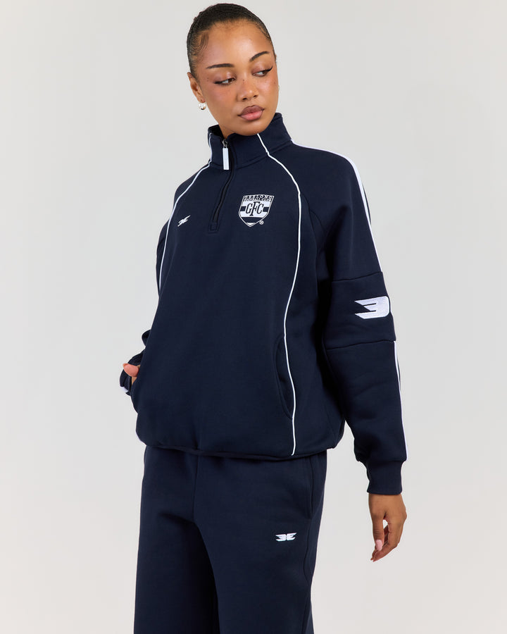 AFL x EE Retro 1/4 Zip - Geelong