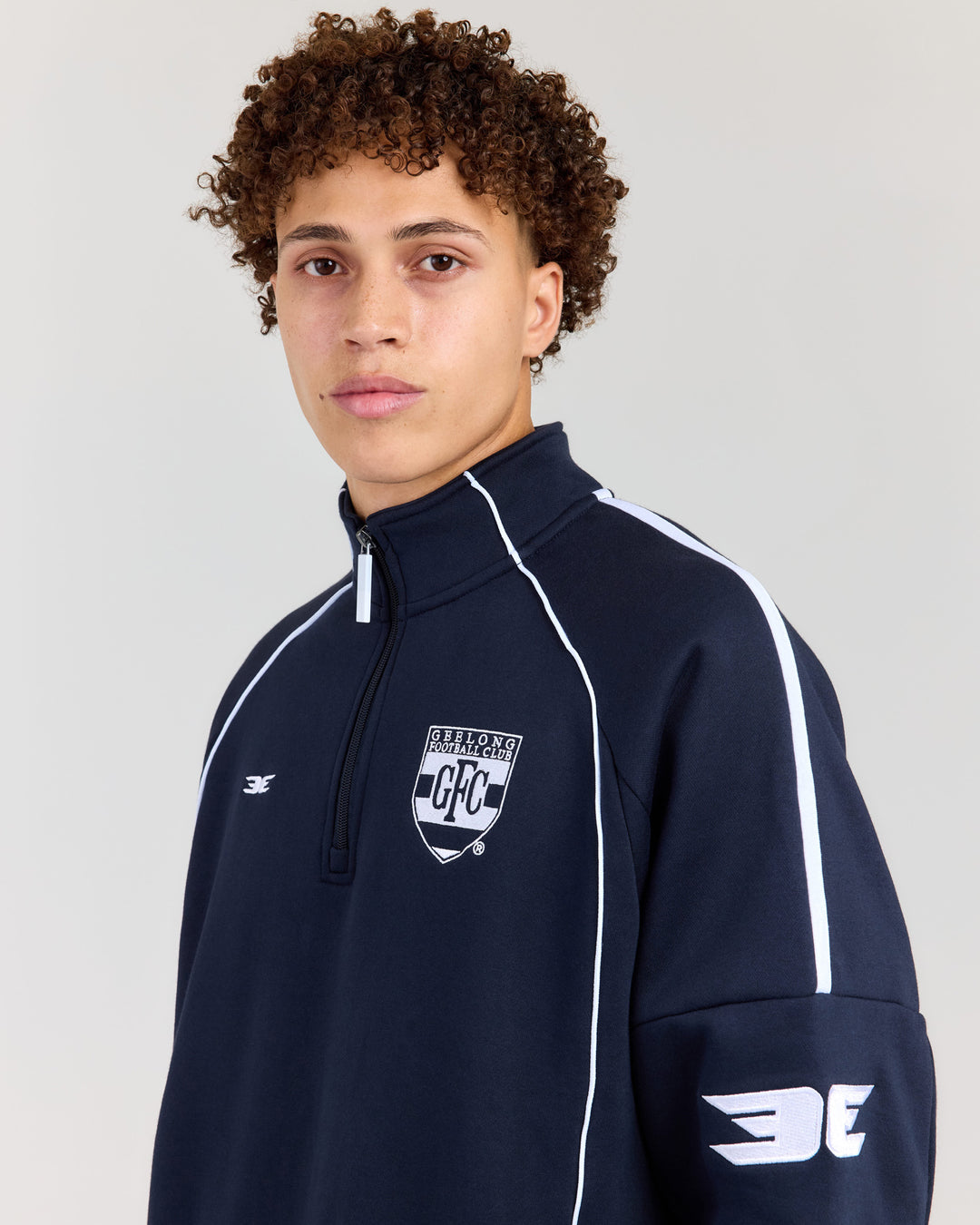 AFL x EE Retro 1/4 Zip - Geelong