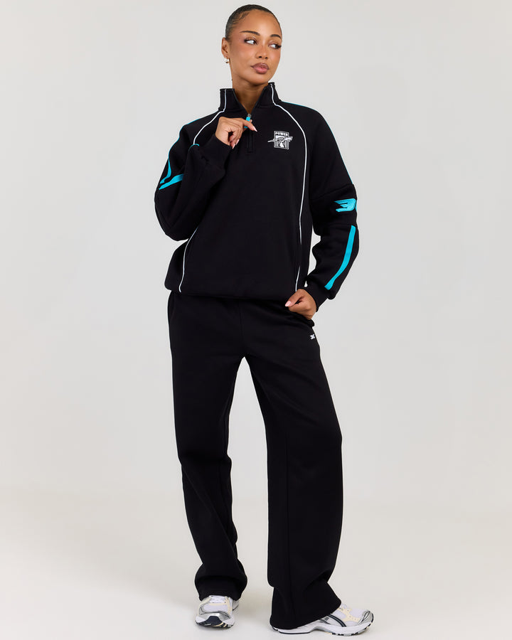 AFL x EE Retro 1/4 Zip - Port Adelaide