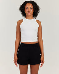 EE Ribbed Singlet - White