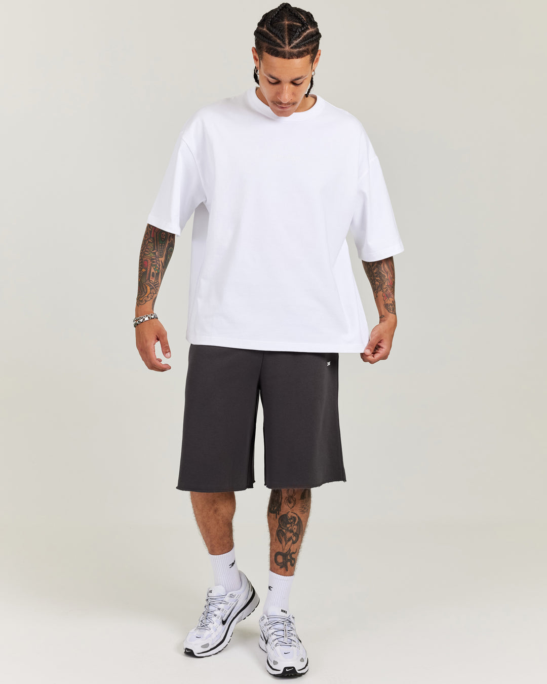 Omni Oversized Shorts - Charcoal