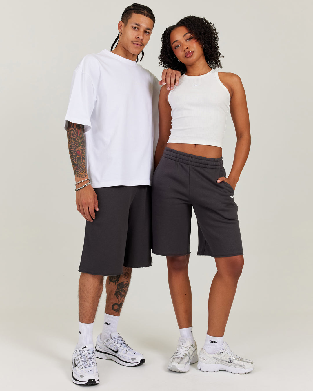 Omni Oversized Shorts - Charcoal