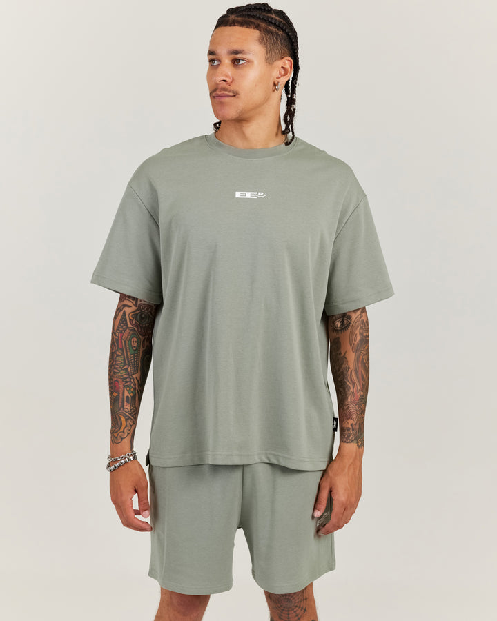 Arc Oversize Men's Tee - Dusty Sage