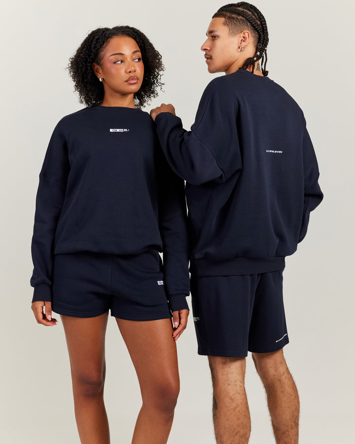 Arc Unisex Crewneck - Navy
