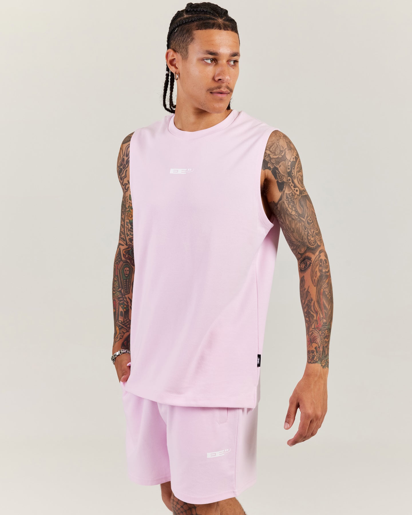 Arc Men's Tank - Soft Pink