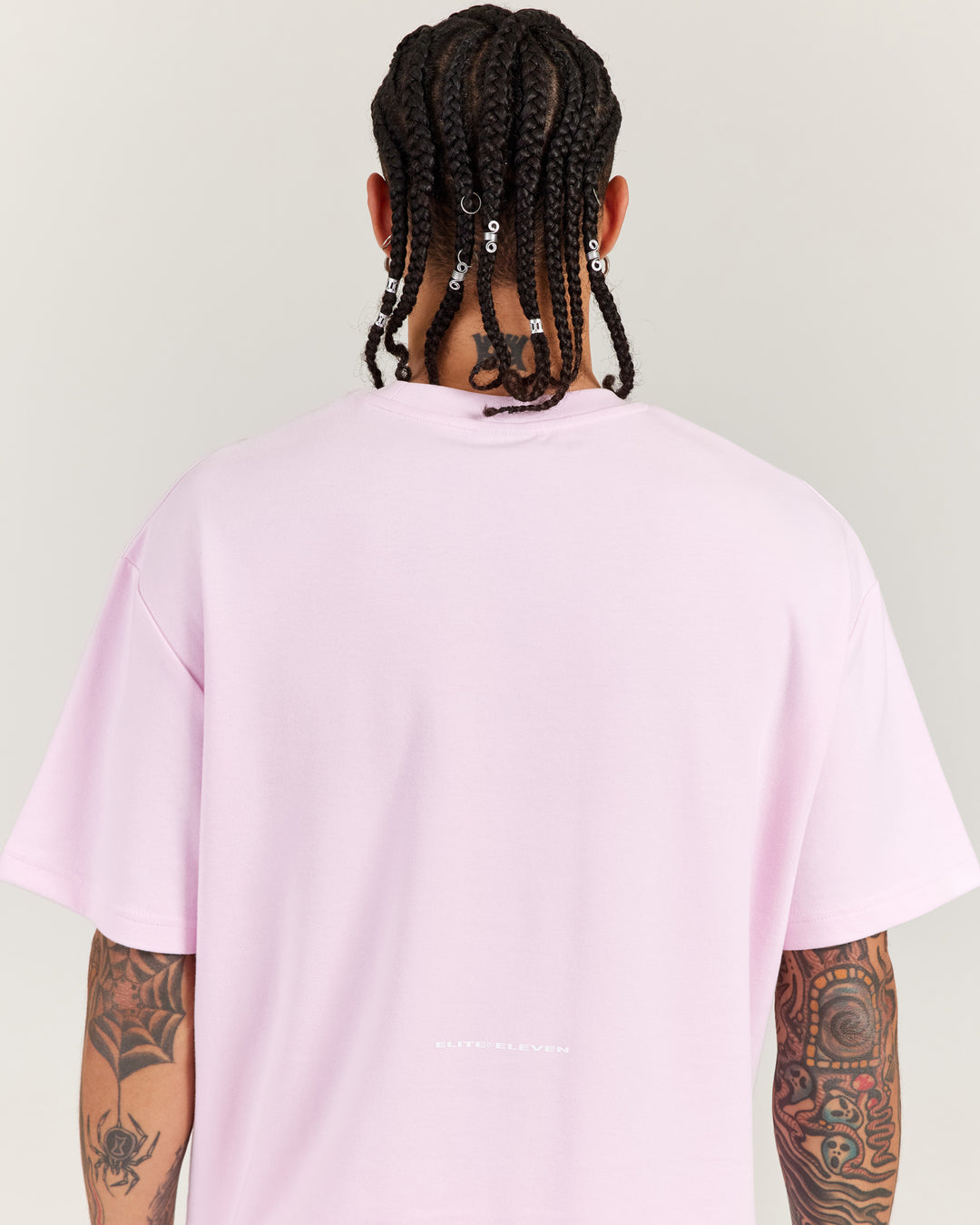 Arc Oversize Men's Tee - Soft Pink