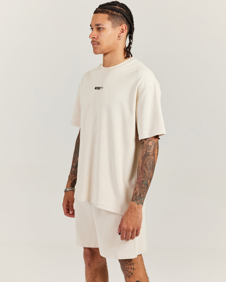Arc Oversize Men's Tee - Bone