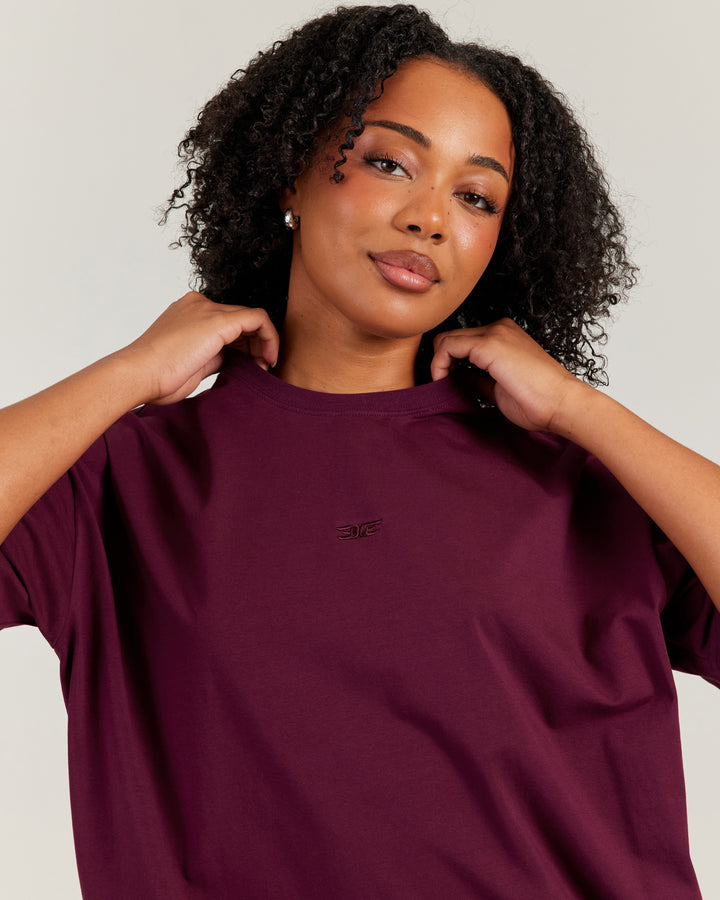 Women's Essential Tee - Cherry Cola