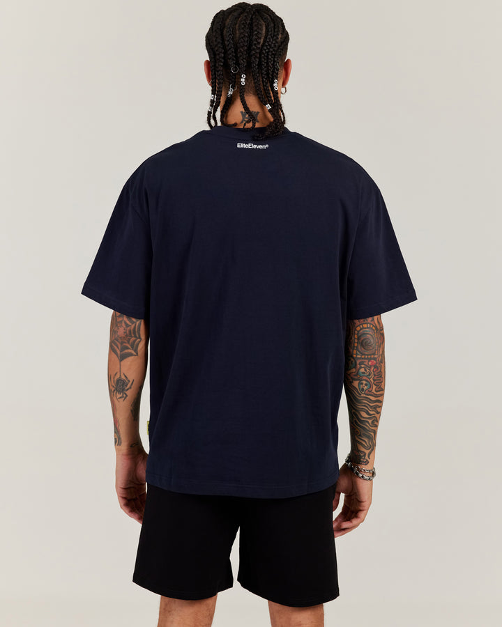 Men's Oversized Clubhouse Tee - Navy