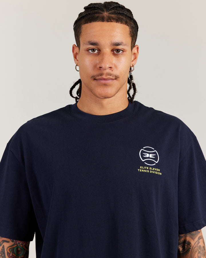 Men's Oversized Clubhouse Tee - Navy