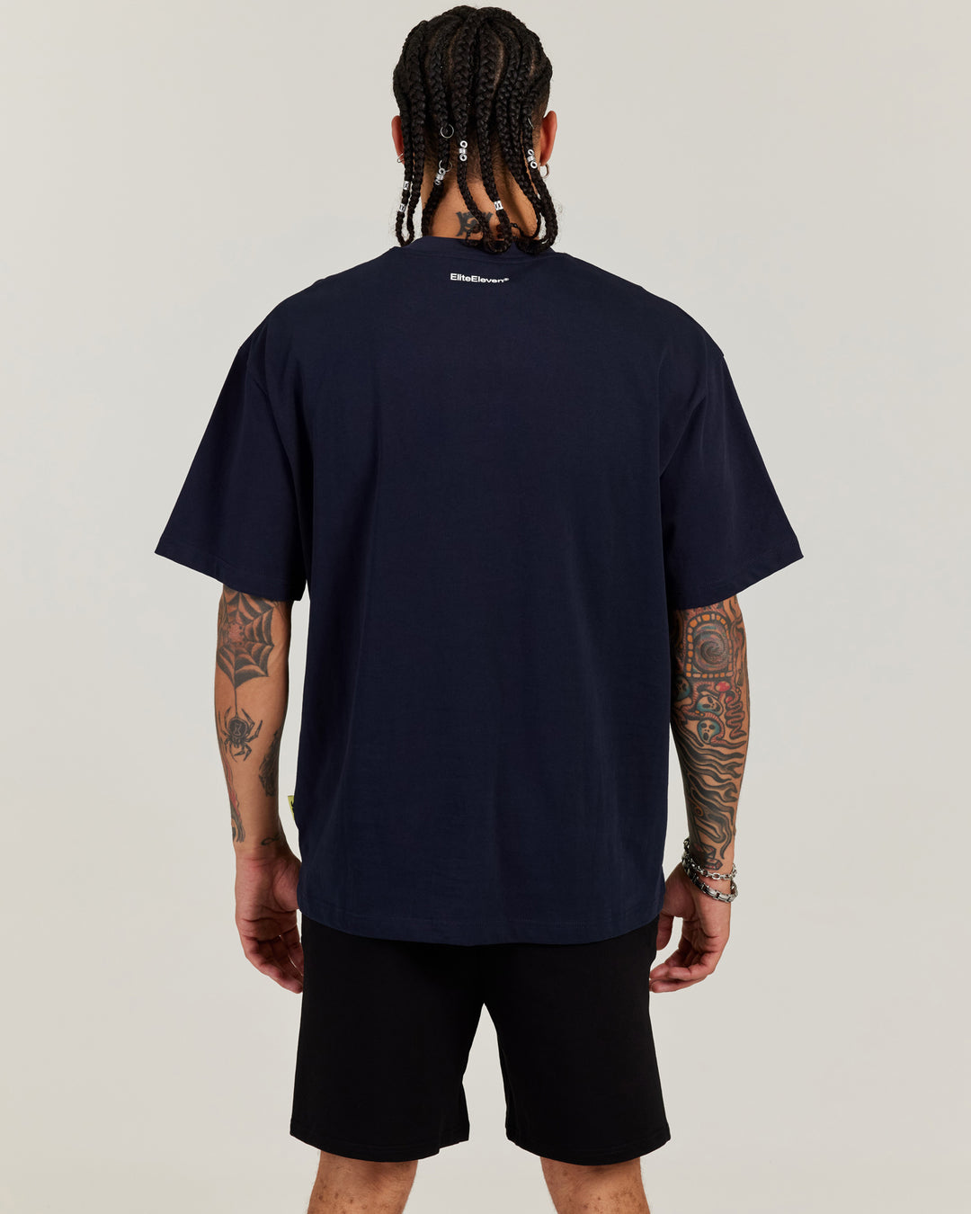 Men's Oversized Tri Ball Tee - Navy