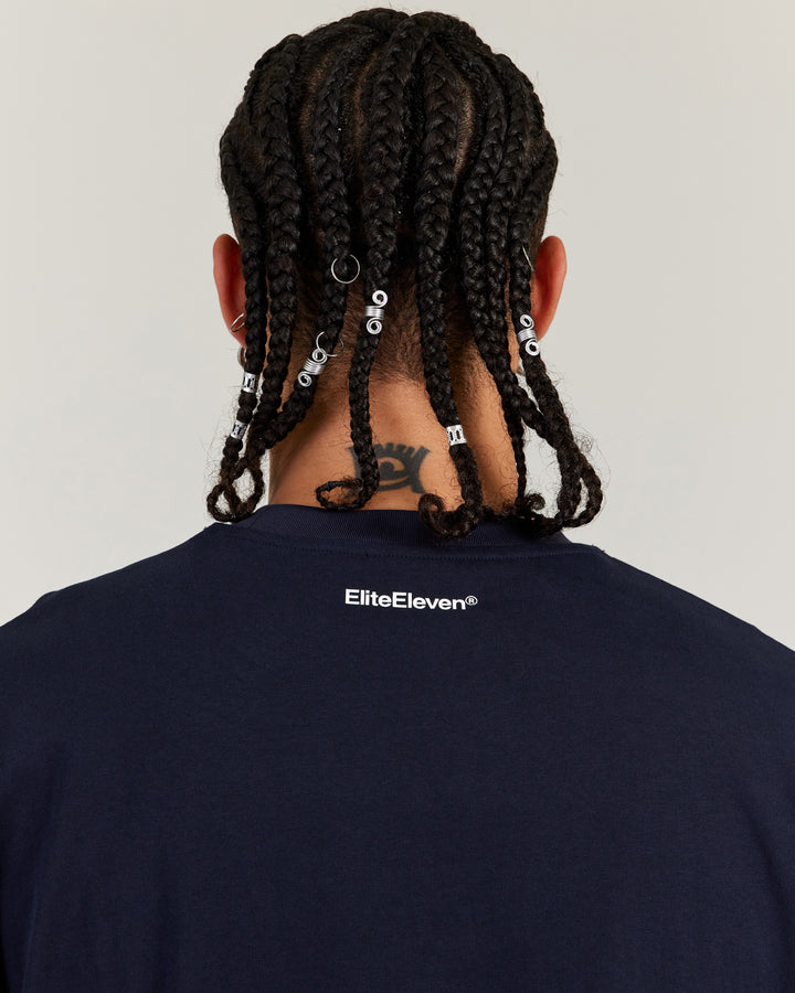 Men's Oversized Tri Ball Tee - Navy