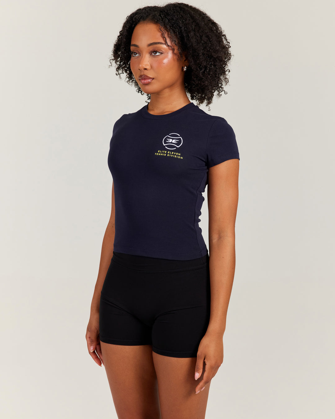 Women's Clubhouse Baby Tee - Navy
