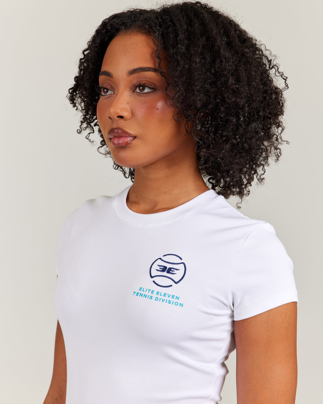 Women's Clubhouse Baby Tee - White