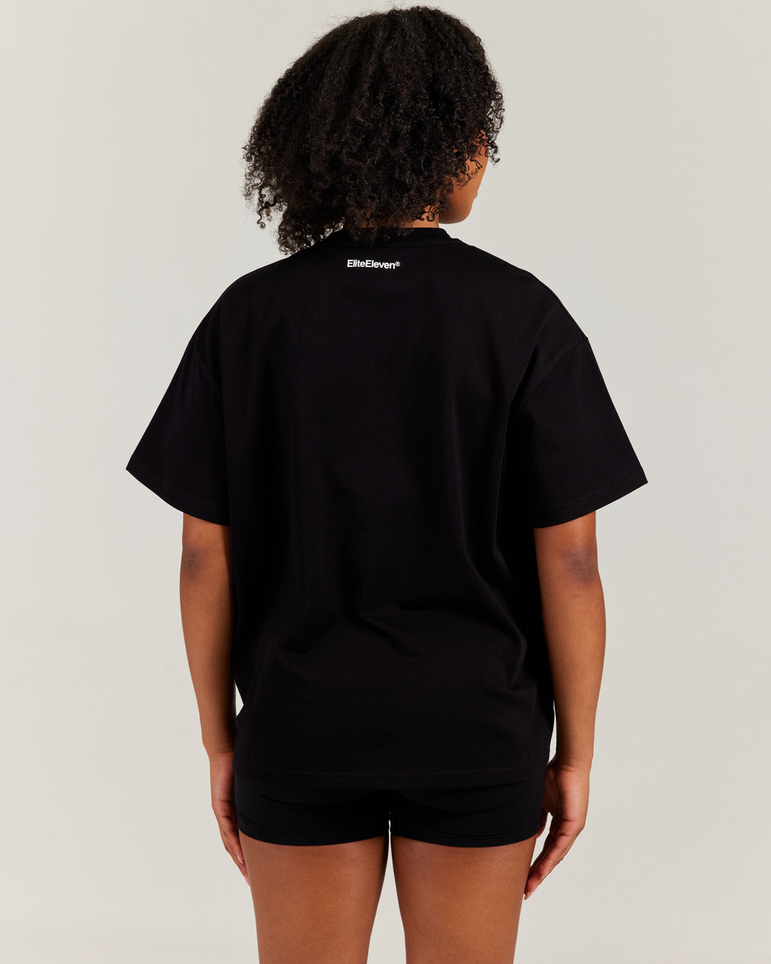 Women's Oversized Tri Ball Tee - Black