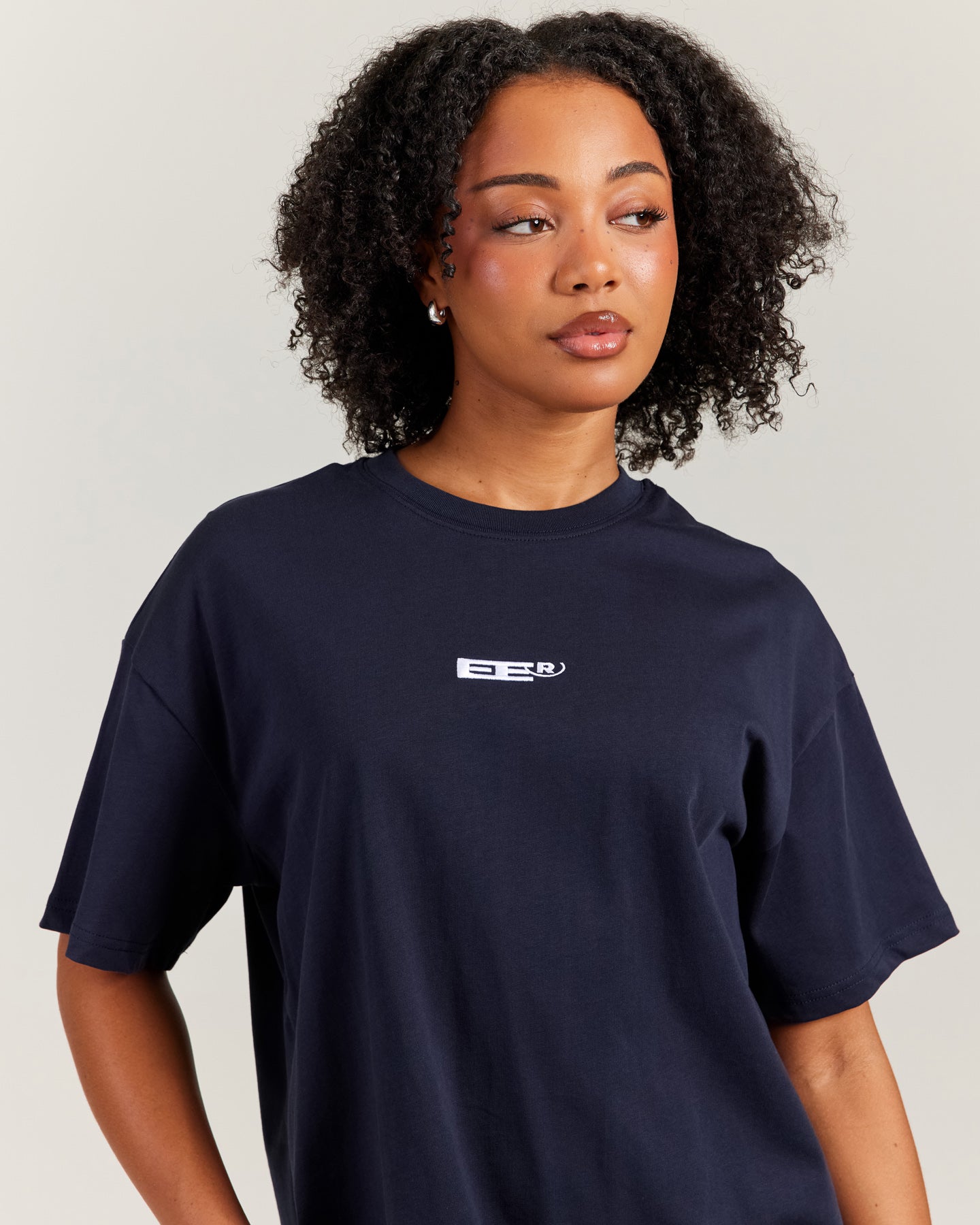 Arc Women's Oversize Tee - Navy – Elite Eleven