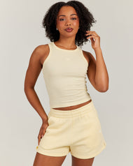 Ribbed Singlet - Butter