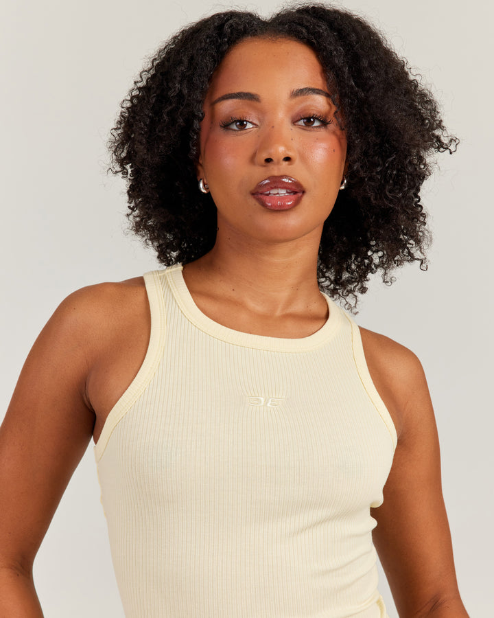 Ribbed Singlet - Butter