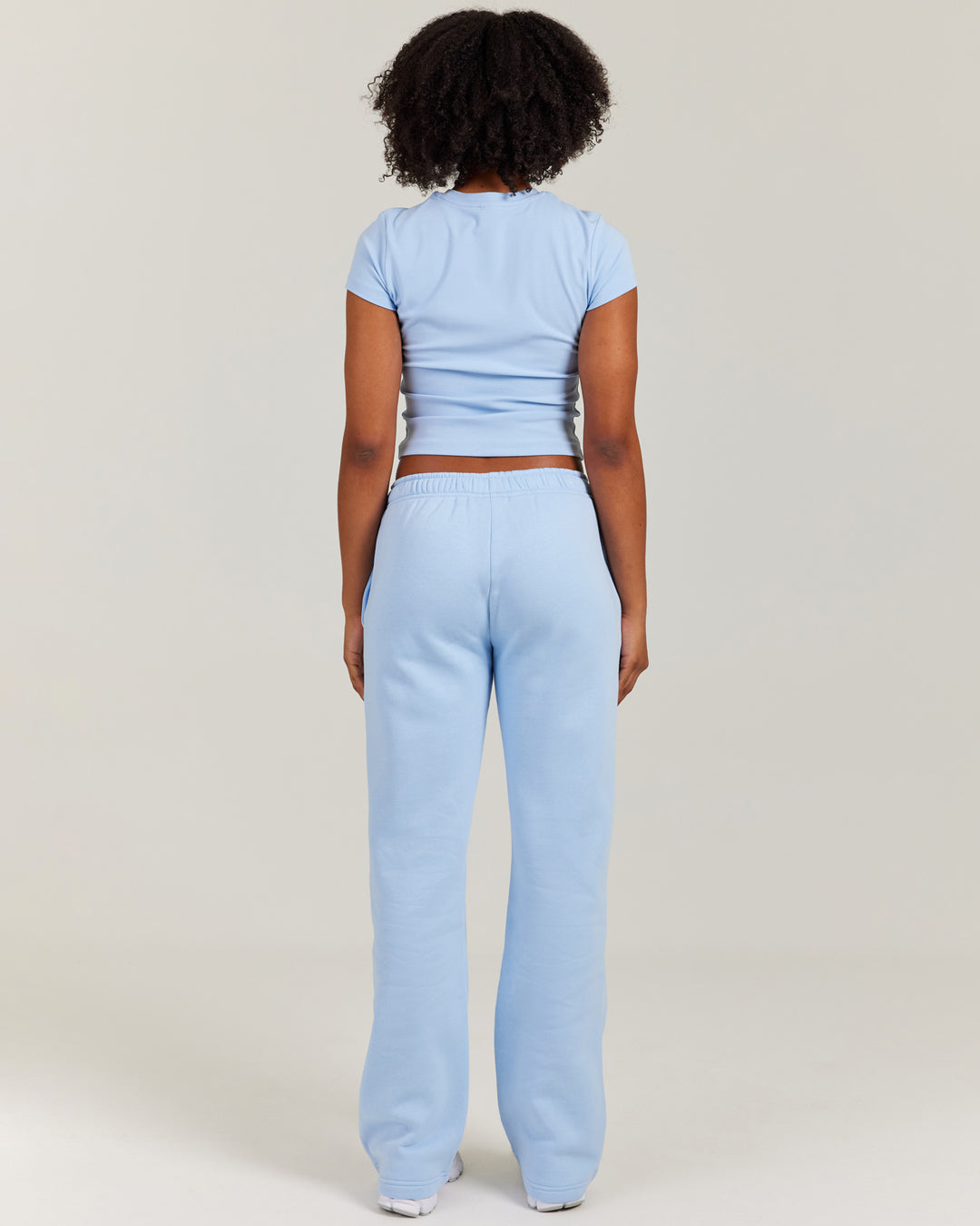 Omni Straight Leg Trackpants - Light Blue