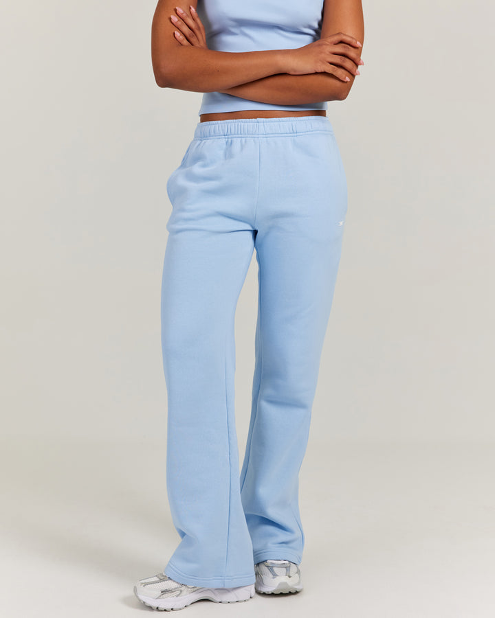 Omni Straight Leg Trackpants - Light Blue