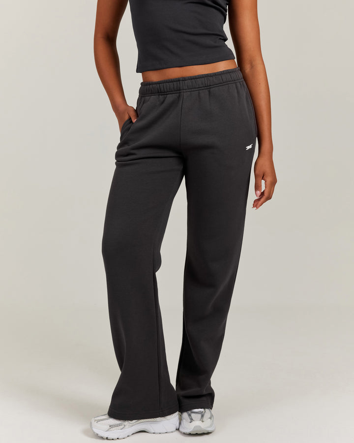 Omni Straight Leg Trackpants - Charcoal