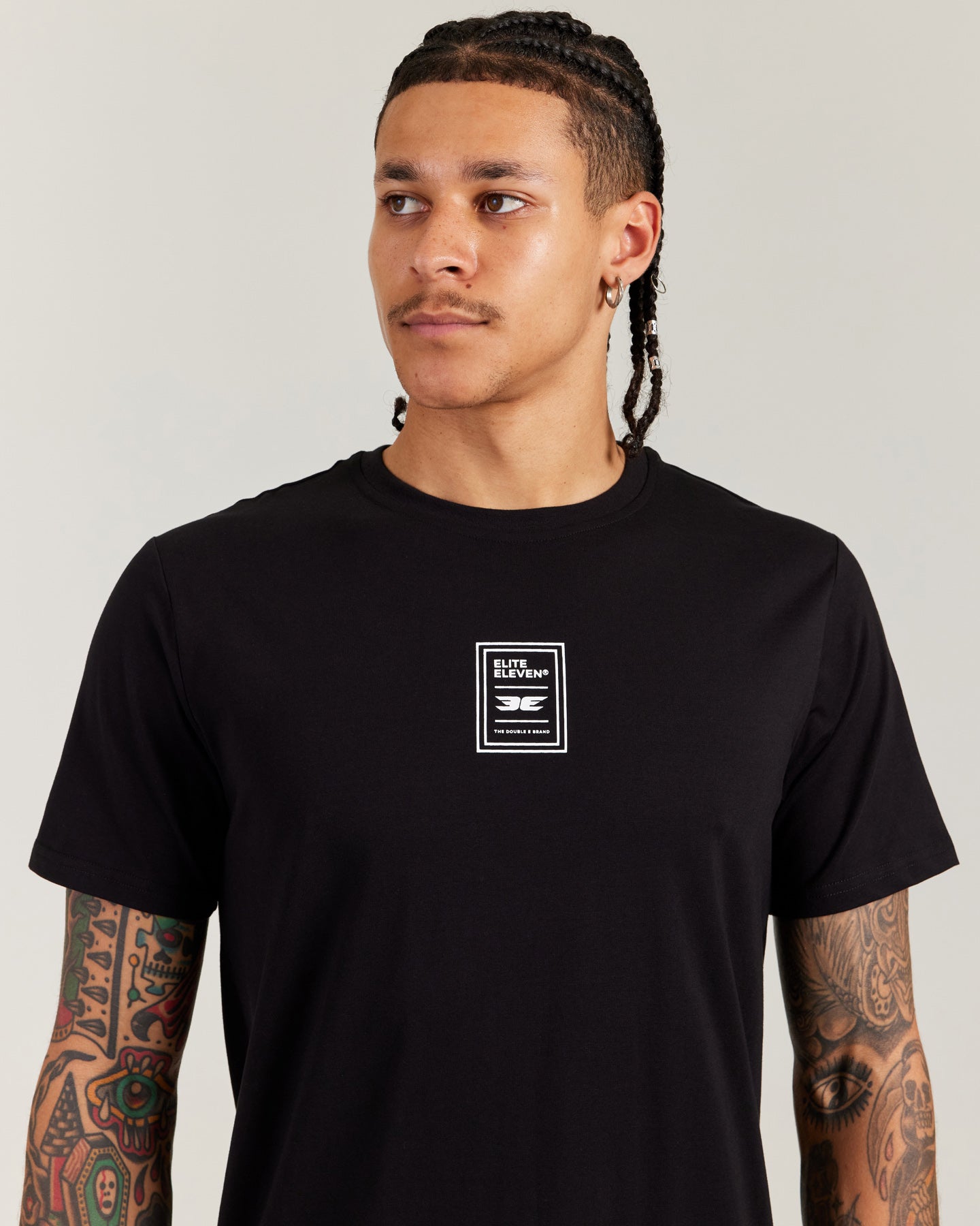 Double E Fitted Tee - Black – Elite Eleven
