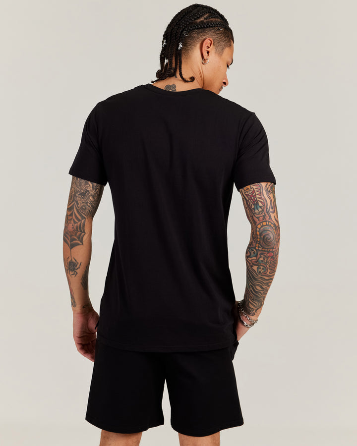 Stack Registered Tee - Black/Yellow