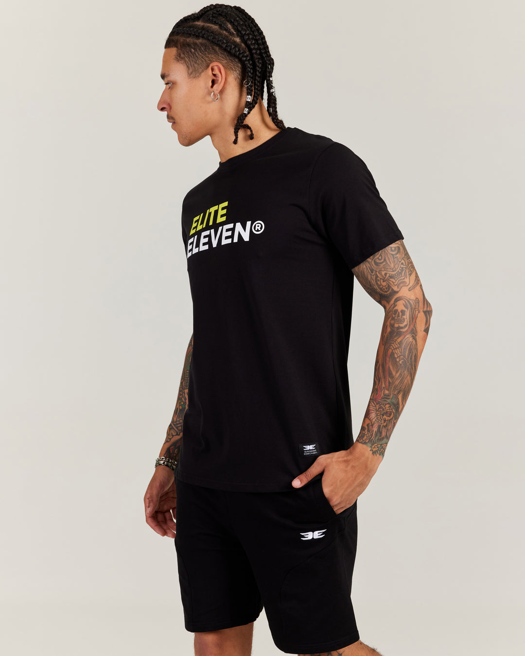Stack Registered Tee - Black/Yellow