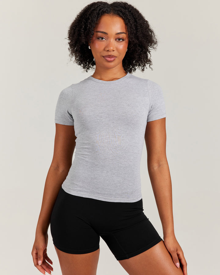 Charm Tee - Grey