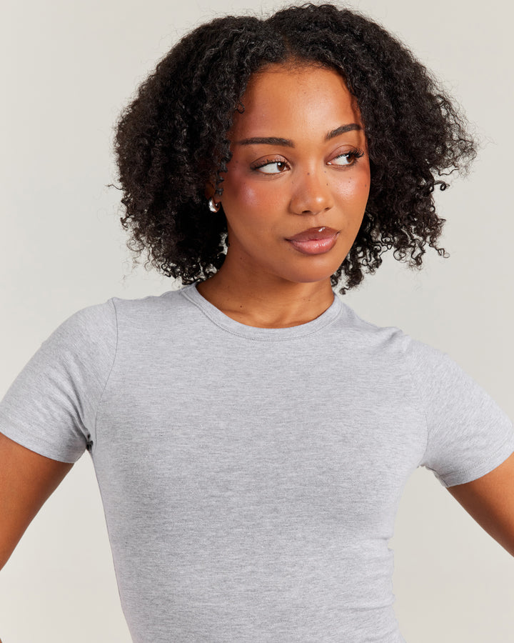 Charm Tee - Grey