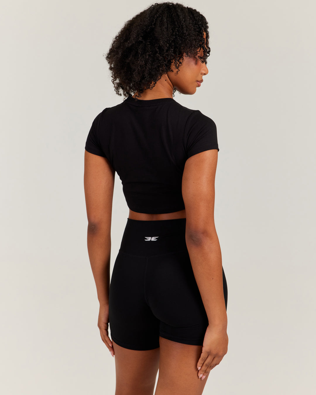 Elite Crop Tee - Black