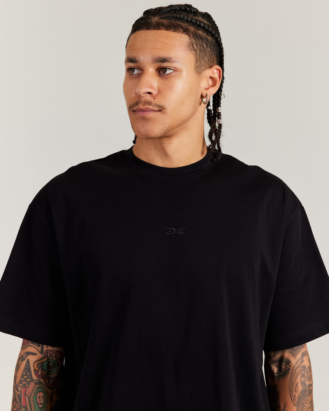 V3 Oversized Classic Tee - Black